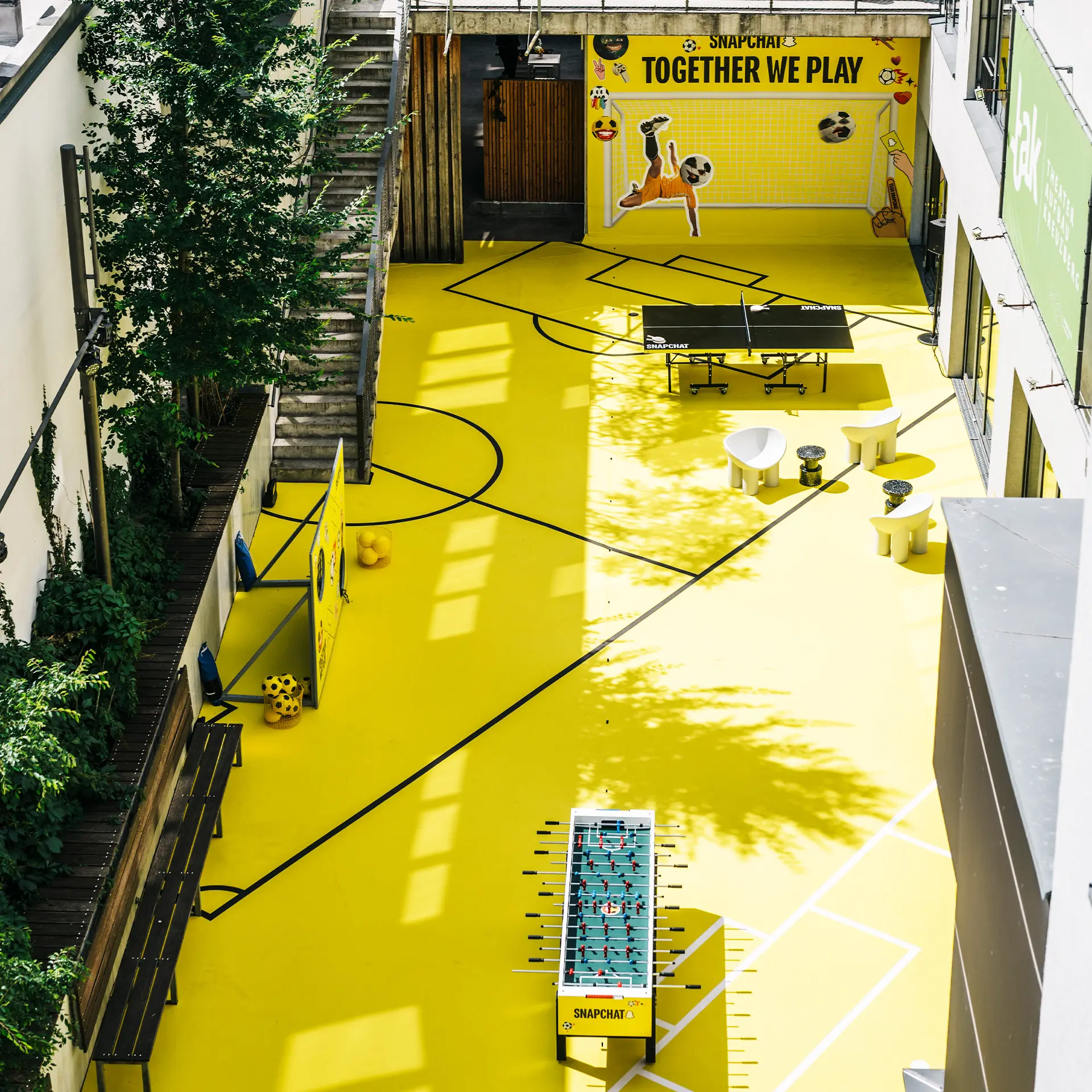 Fußbodendruck für Snapchat von AR Display