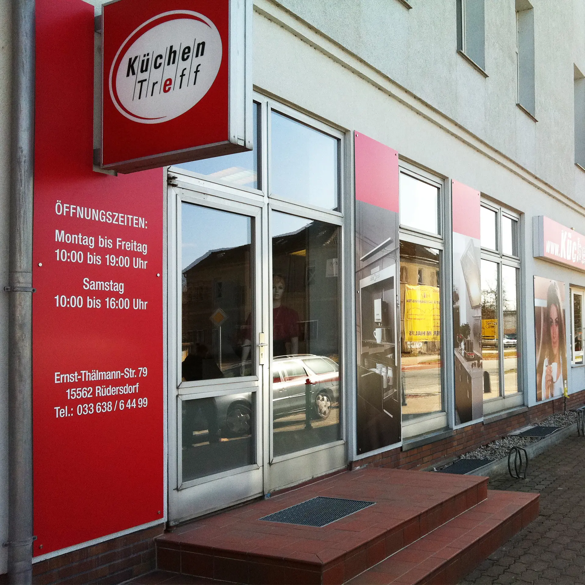 Werbeschild aus Aluminiumverbund von AR Display