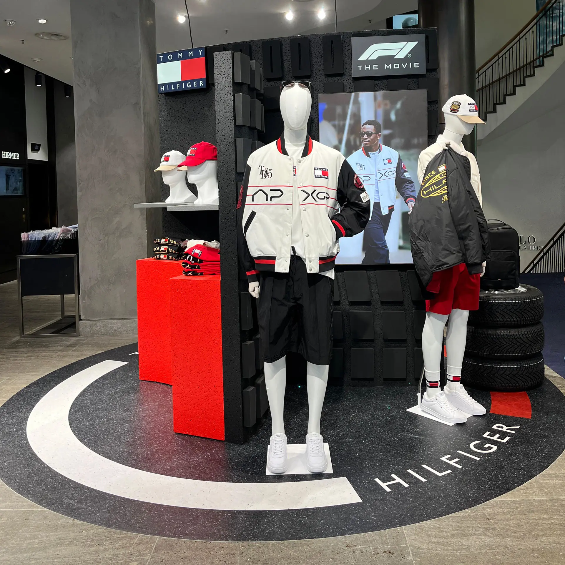 Bedruckter Fußboden für Tommy Hilfiger von AR Display